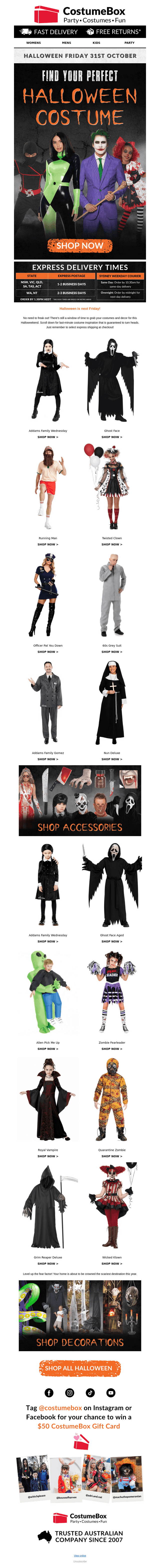 👻 , Still need a costume?