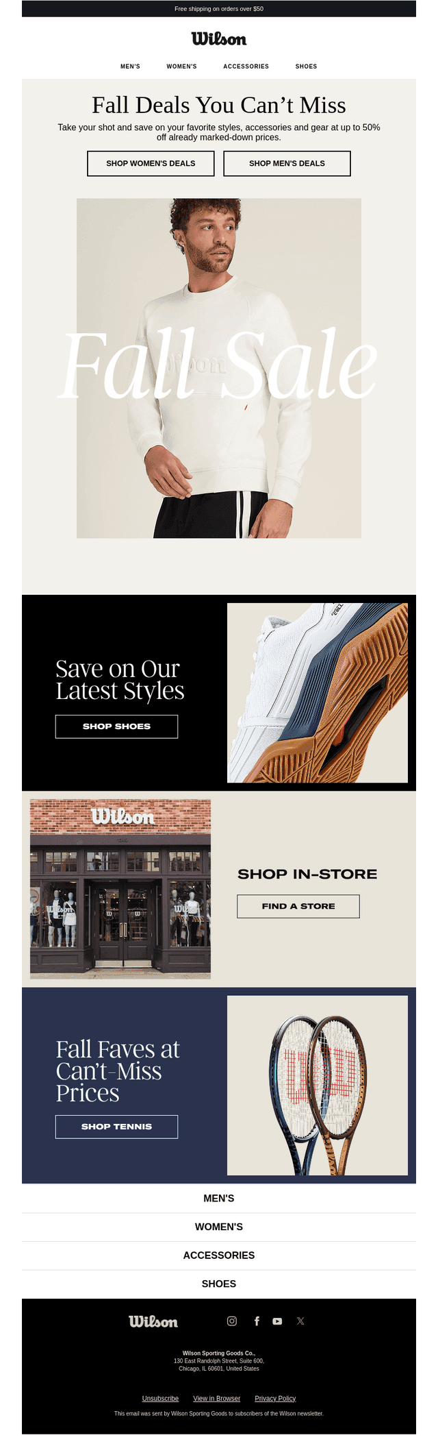 Fall Sale still in play