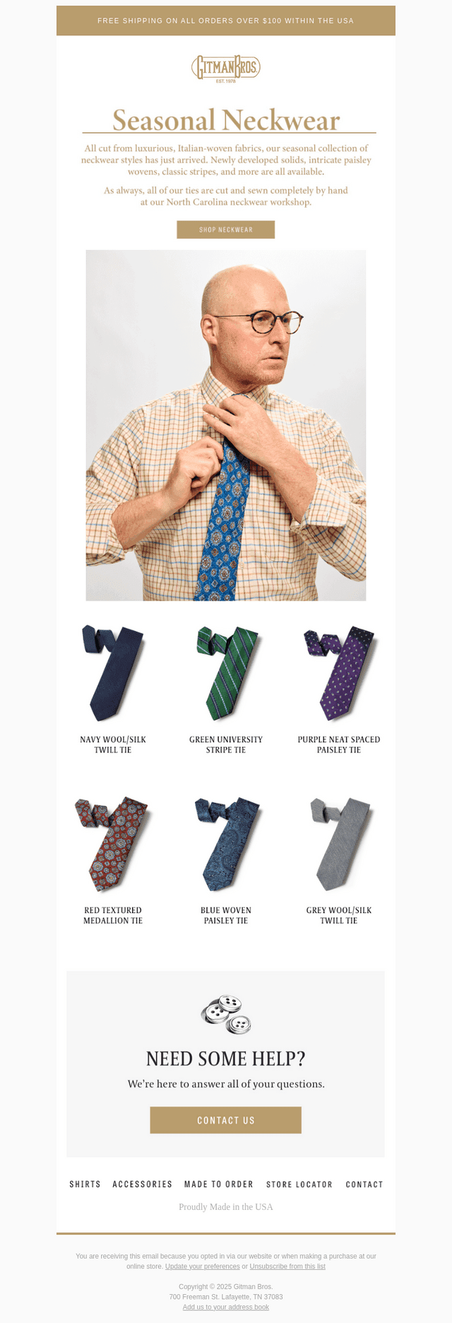 Seasonal Neckwear Has Arrived