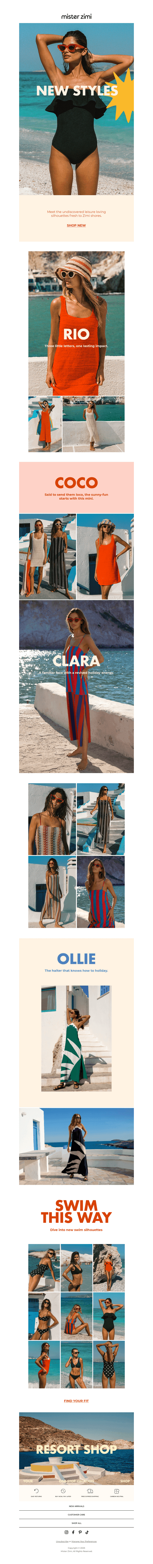 Resort New Arrivals
