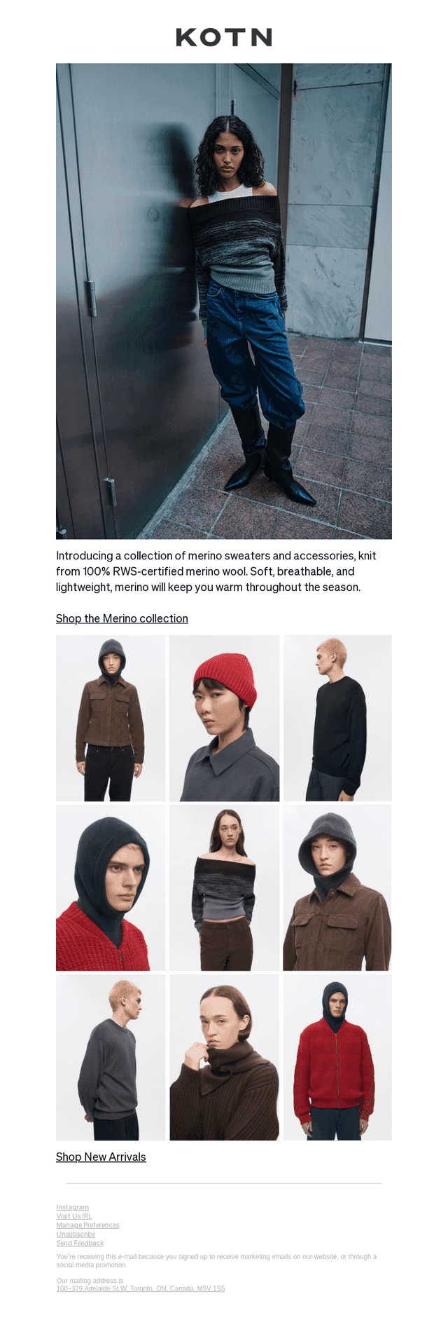 New In: Merino Wool