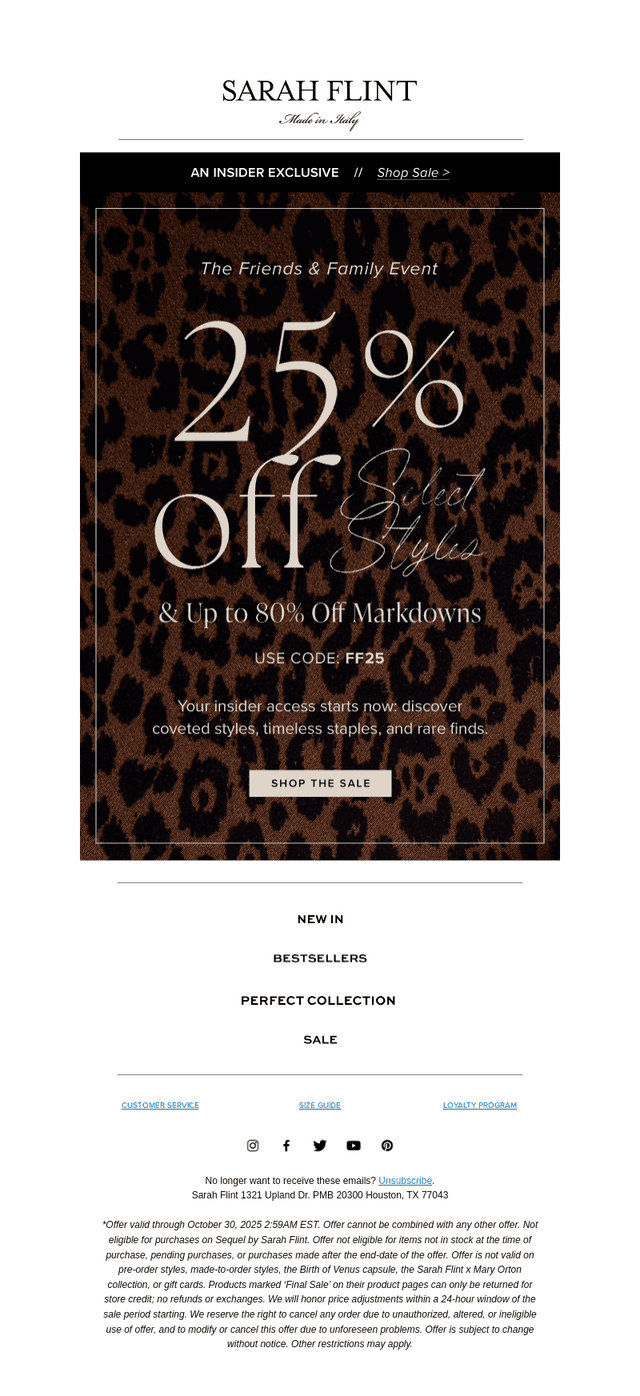 Exclusive: 25% Off For You