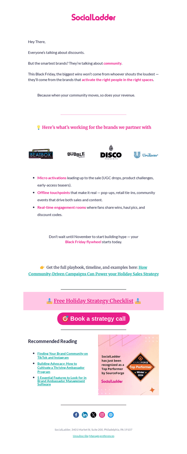 Your community should be your Black Friday strategy 🖤