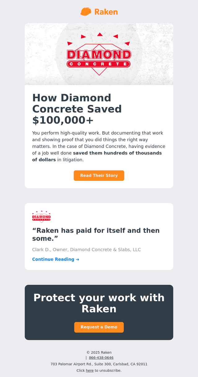 How Raken saved one company from litigation