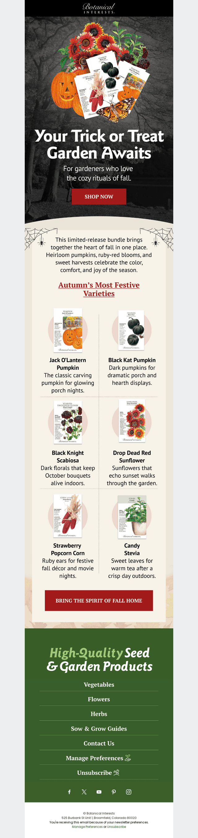 Introducing the Trick or Treat Garden Bundle 🎃