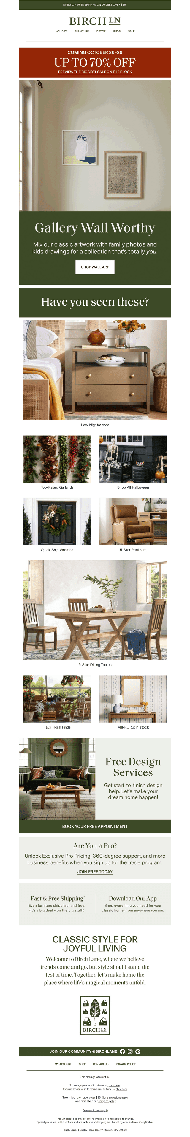 Create a gallery wall at home →