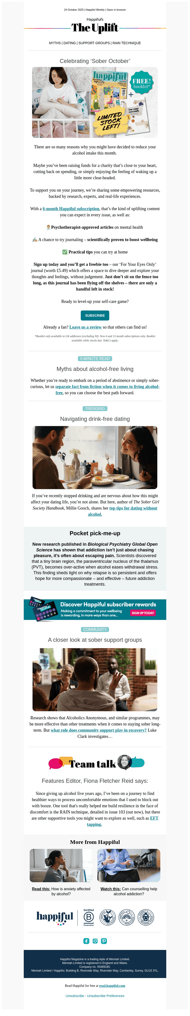 Resources to support sobriety