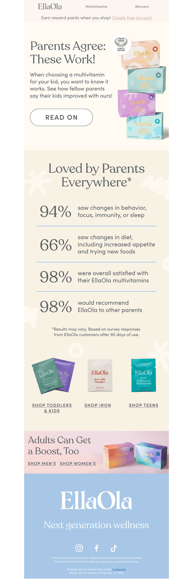 Survey Says: Our Multivitamins Work!