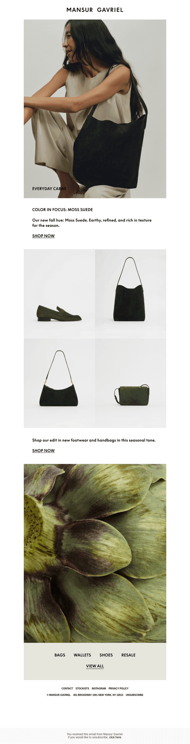 Our New Neutral: Moss Suede