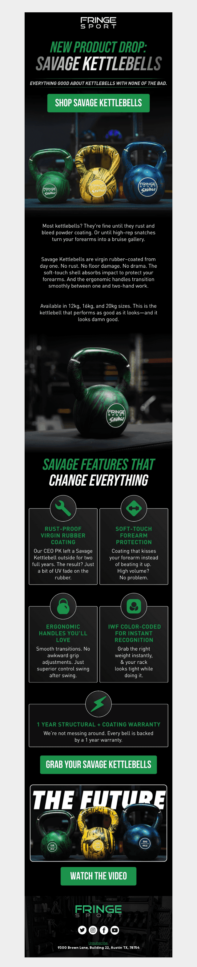 Just Dropped: Savage Kettlebells