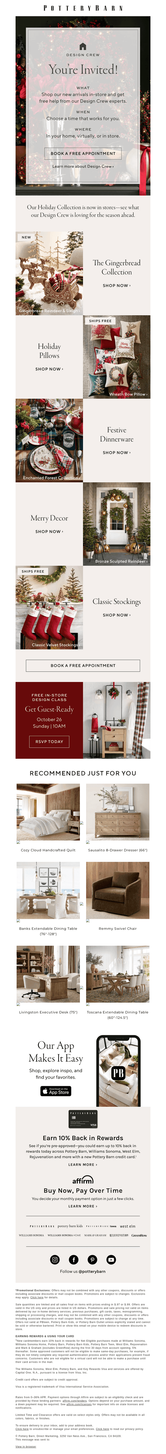 You’re invited: FREE design appts