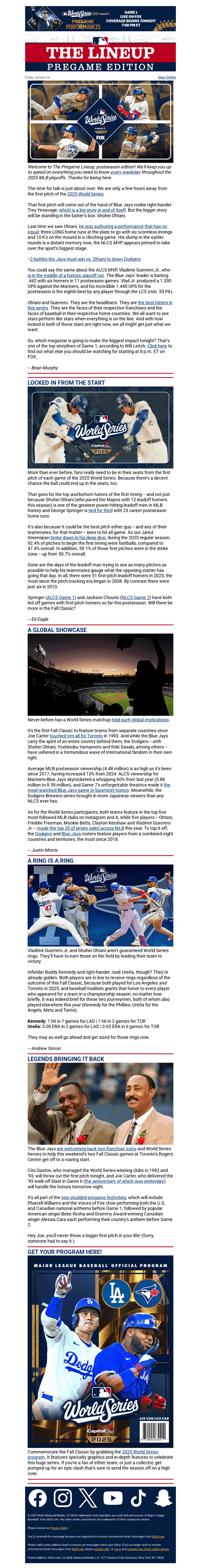 It’s almost time! Here are the WS storylines