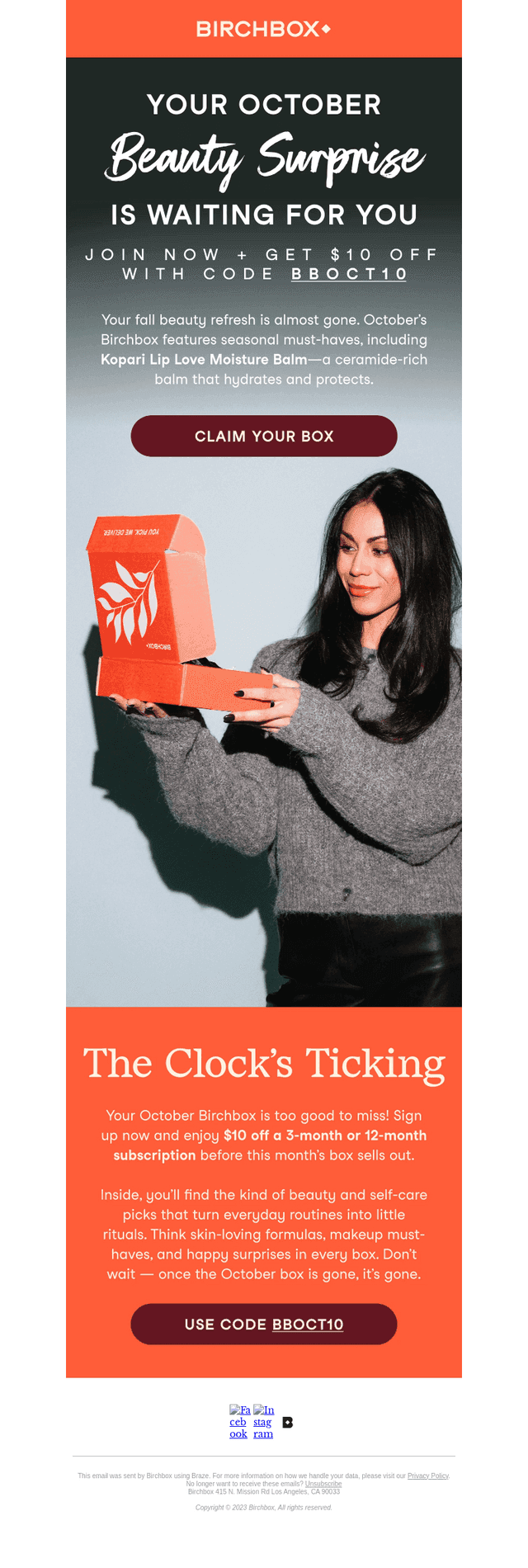 Your October Birchbox is almost gone!