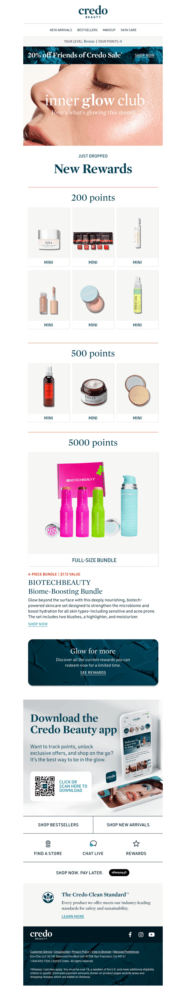 20% off plus October rewards