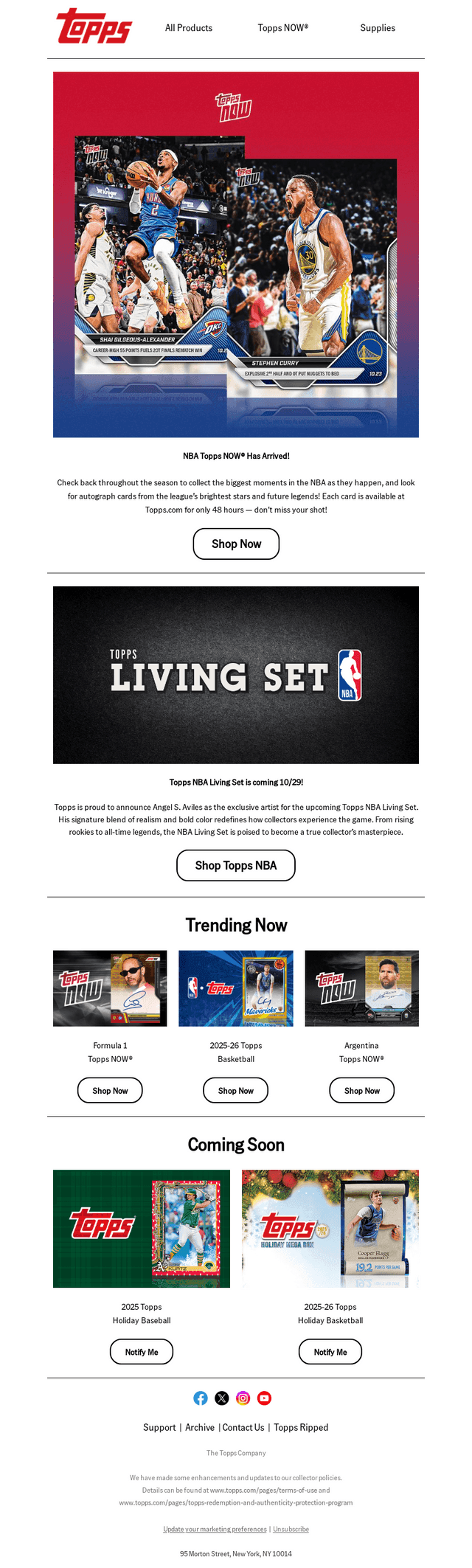 SGA & Steph Curry Take Charge in NBA Topps NOW®!