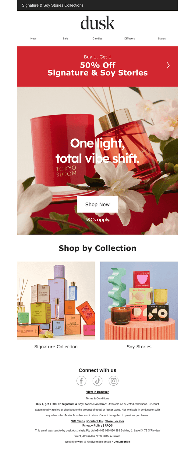 Mix & Match! 2nd Item 50% OFF