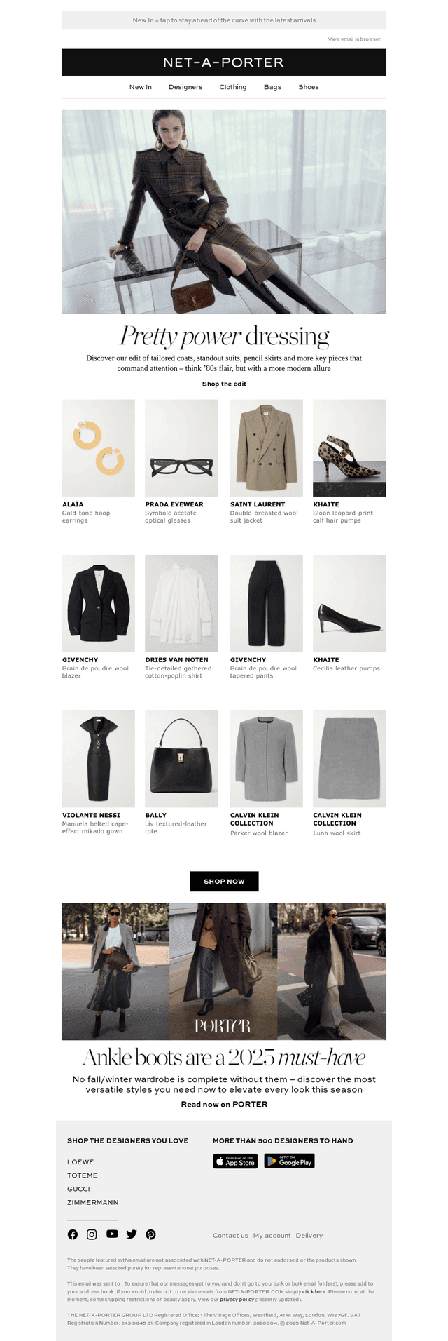 A fresh take on power attire