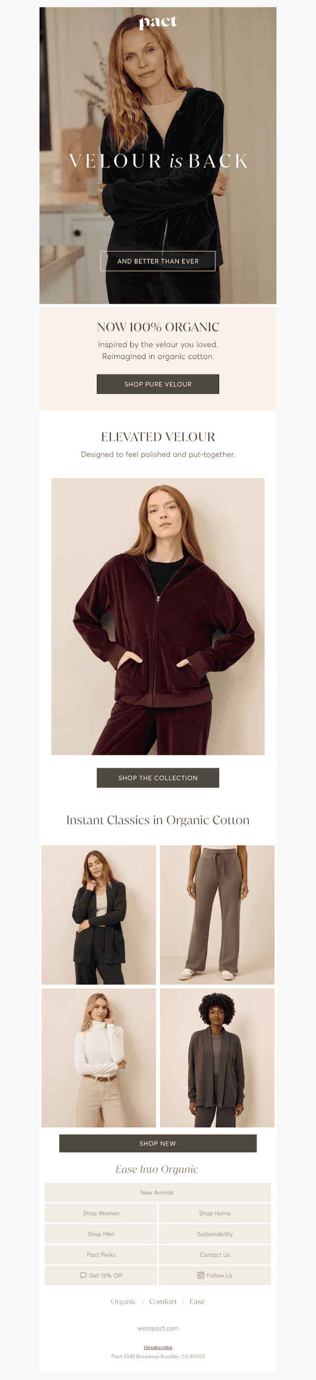 Velour, But Make it Organic