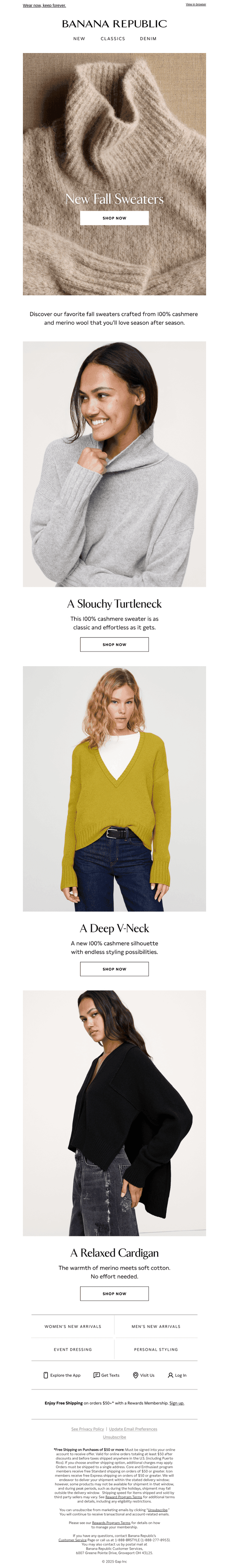Our favorite sweaters for fall