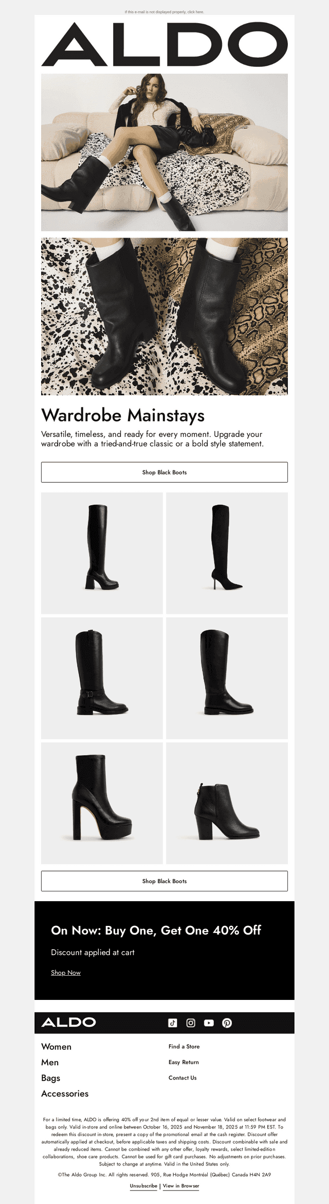Black boots for now and later