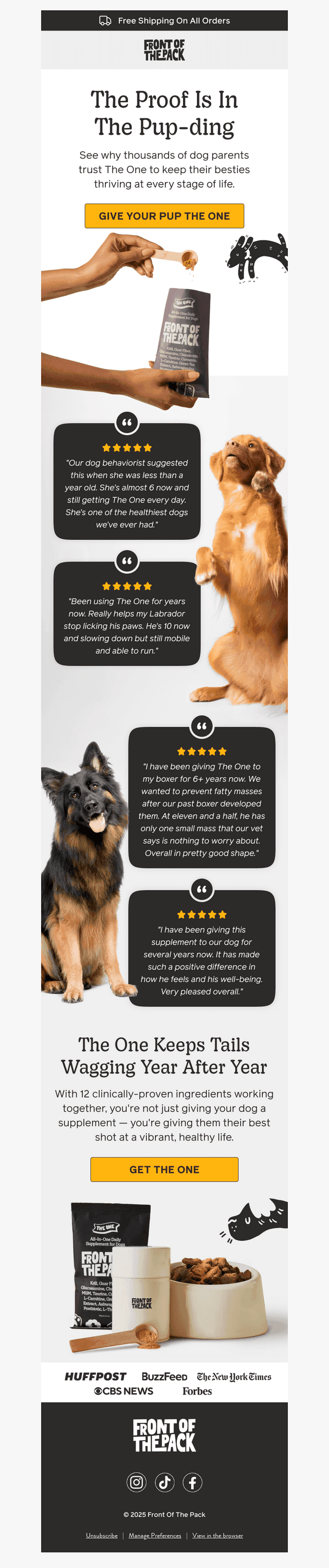 Real dogs, real results 😎