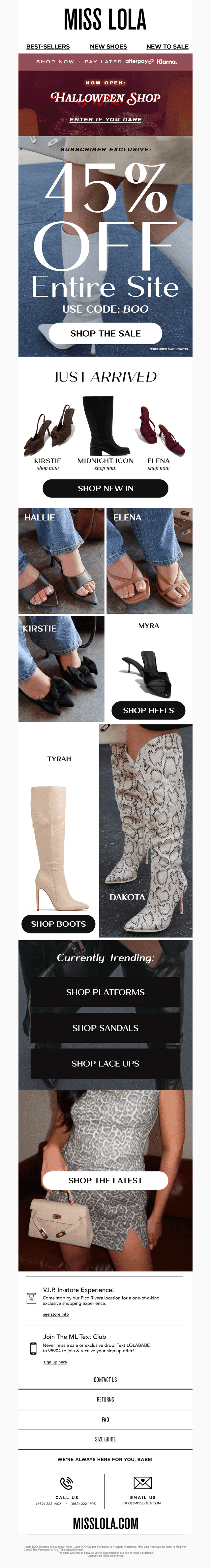 ‼️Don’t Miss It → 45% OFF EVERYTHING!! 🛍️👢