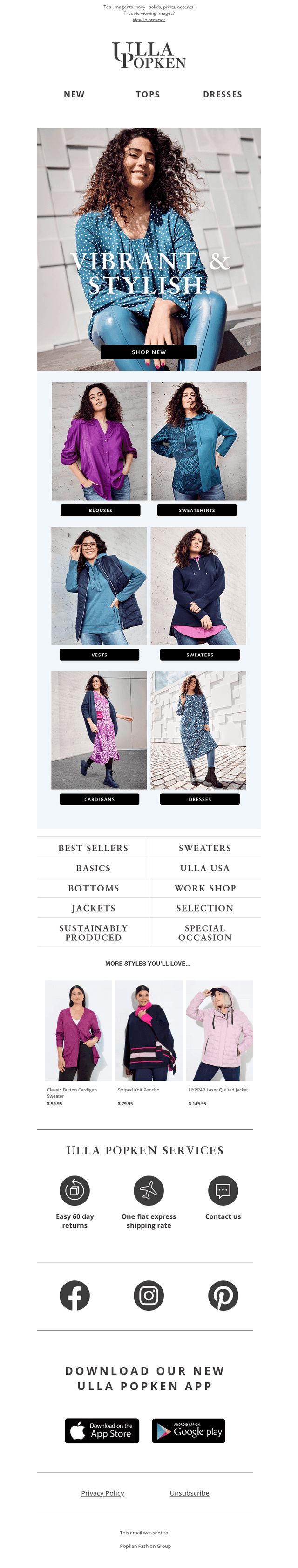 A palette to stand out in.
