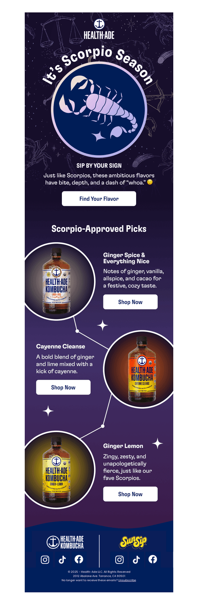 Scorpios: sip on this! ♏