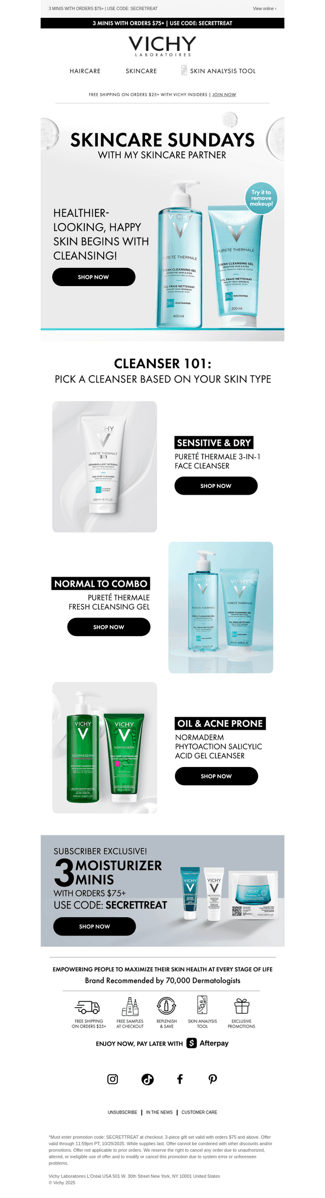 Caution! Cleansing should nourish, not strip!