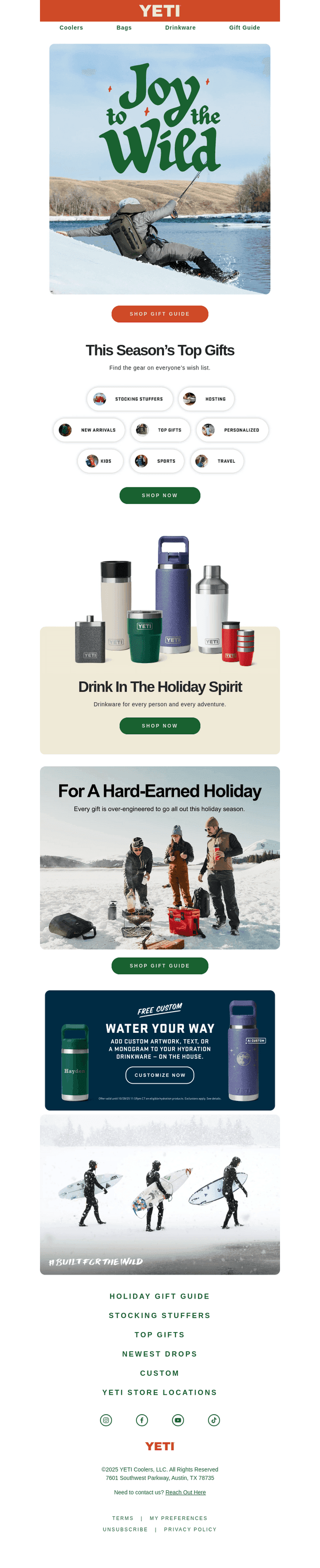 YETI email from Sun, Oct 26, 2025