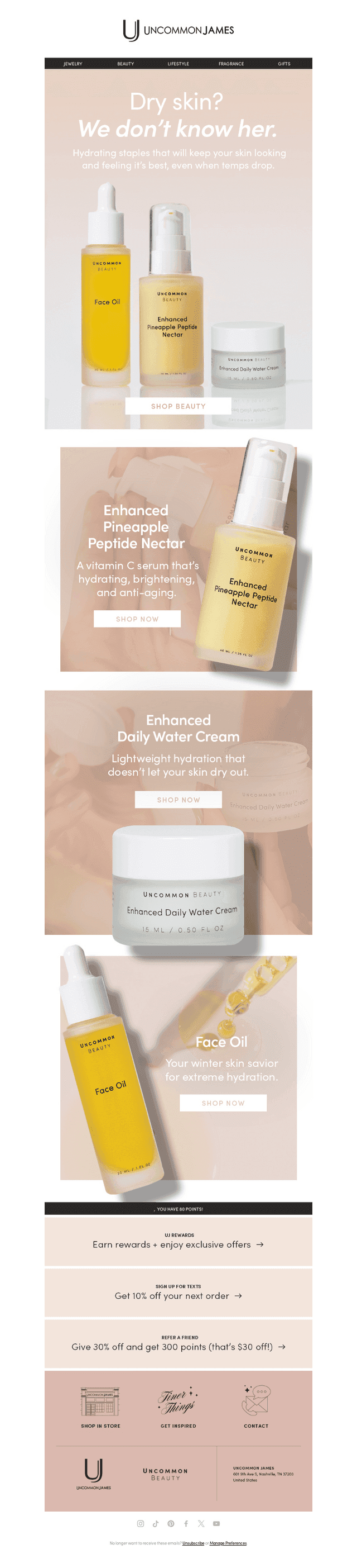 Skincare for when it feels like ❄️