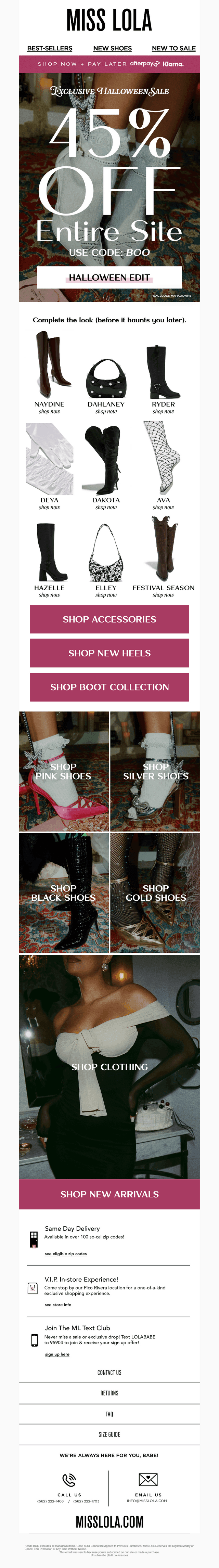 🎃 Spooky Steals Inside ➡️ 45% OFF EVERYTHING!! 😍🏃‍♀️
