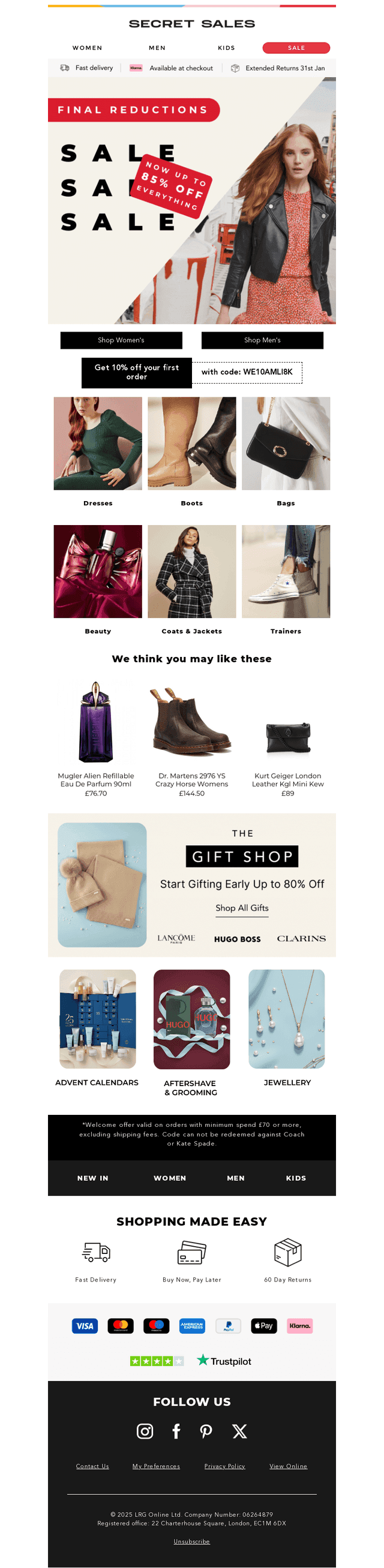 SALE | Up to 85% Off Everything