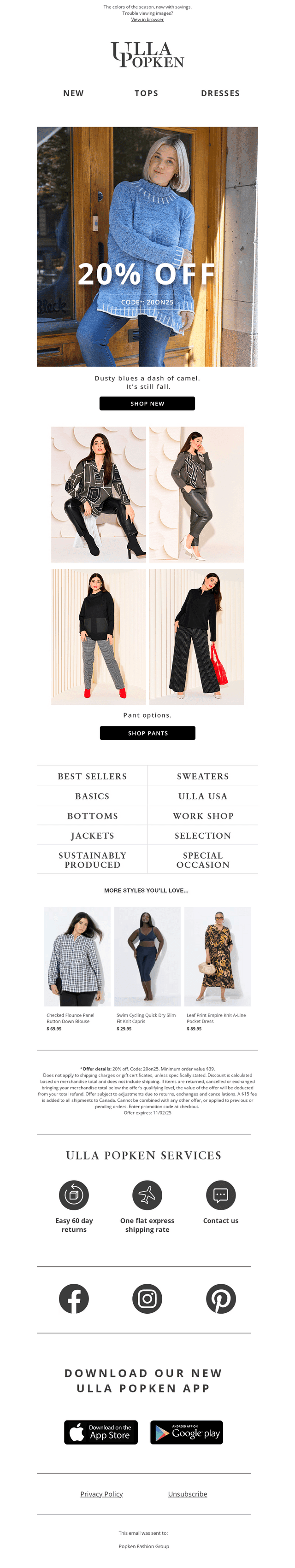 20% Off Your Order - Autumn Elegance Awaits
