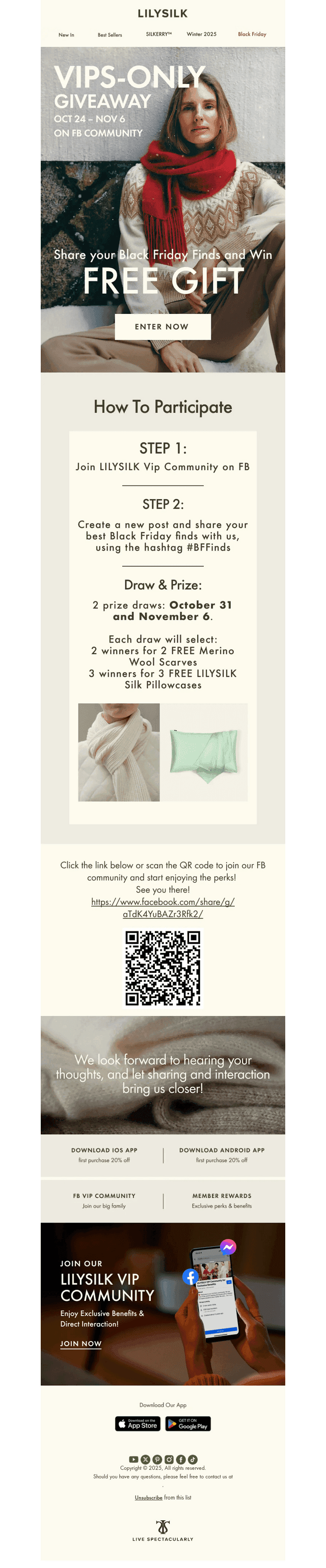 Win a Free Scarf & Pillowcase!