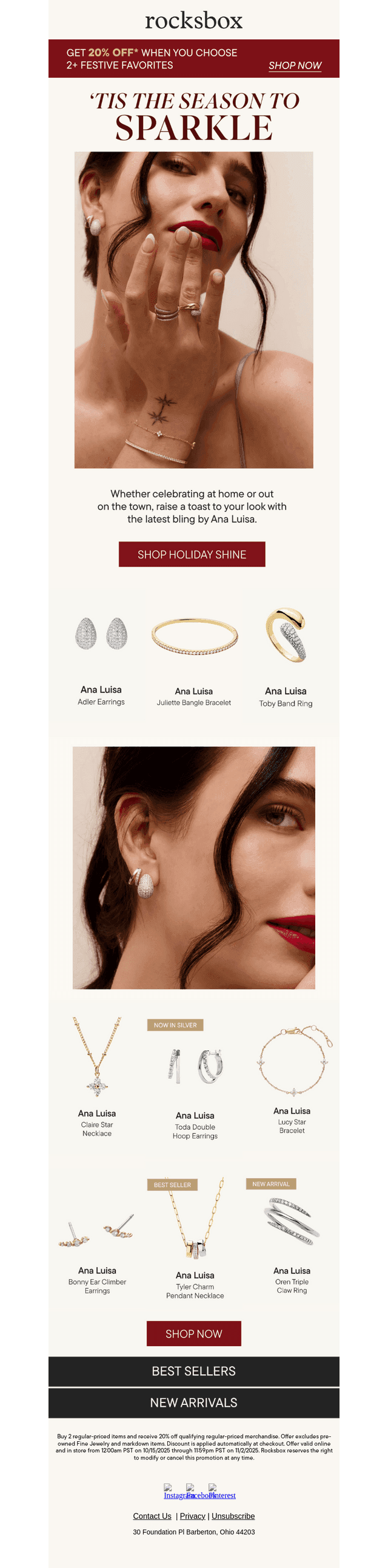 NEW Ana Luisa: Extra Sparkly & 20% Off