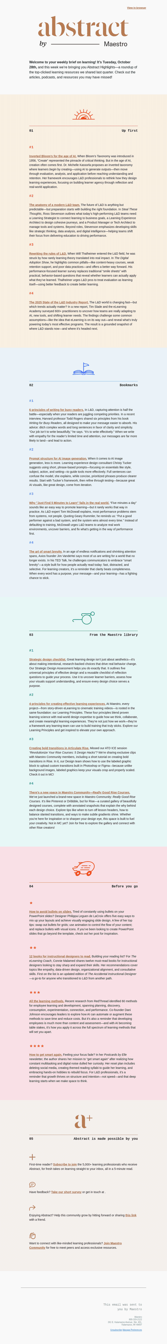 Abstract Highlights: Your top-clicked links →