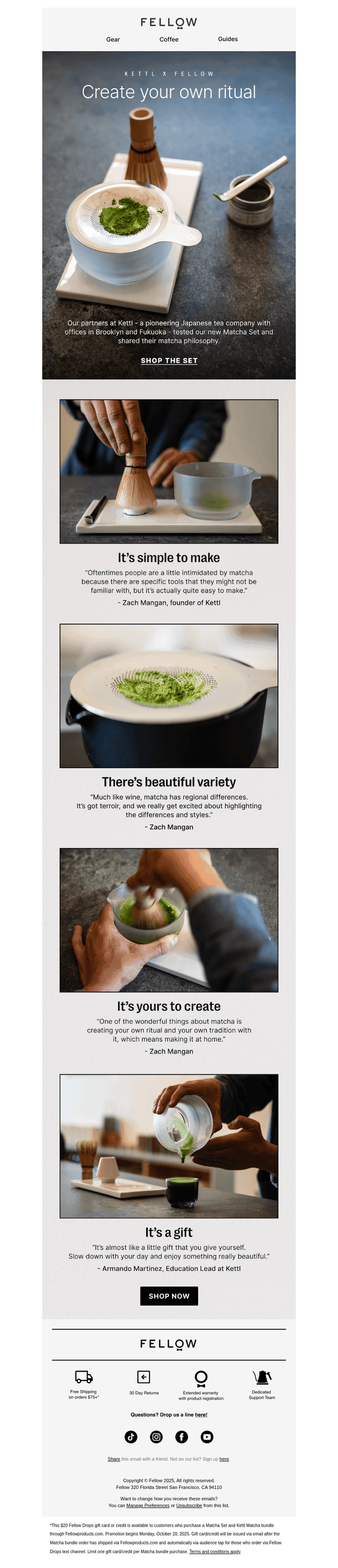 How to create your own matcha ritual