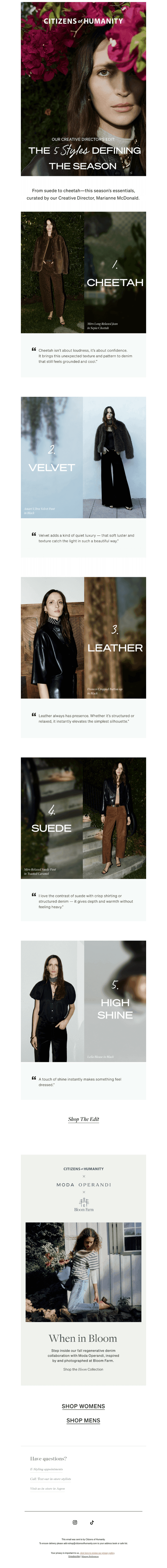 Marianne’s Edit: The 5 Styles Defining the Season