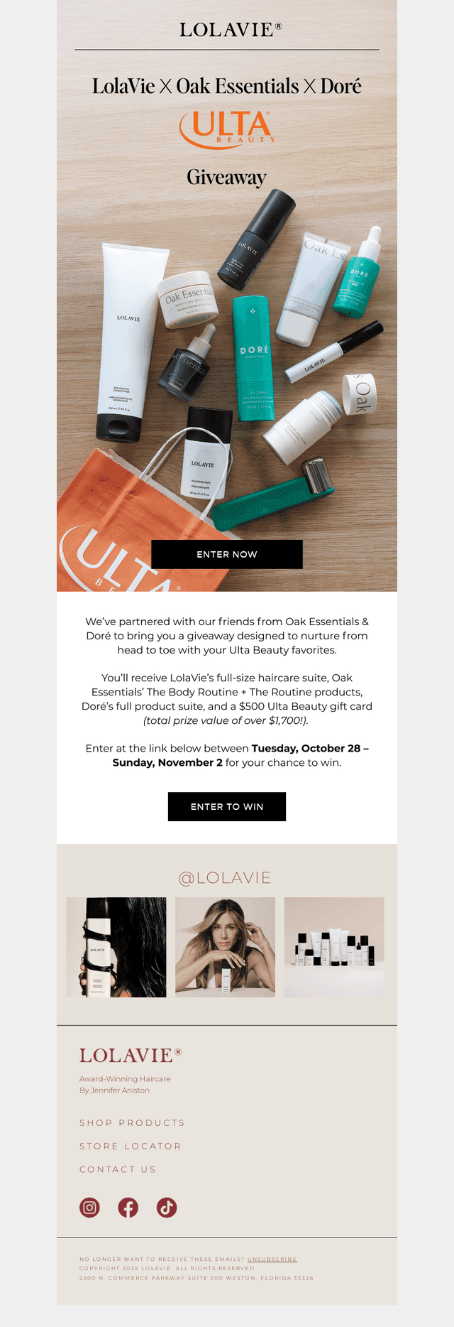 LolaVie email from Tue, Oct 28, 2025