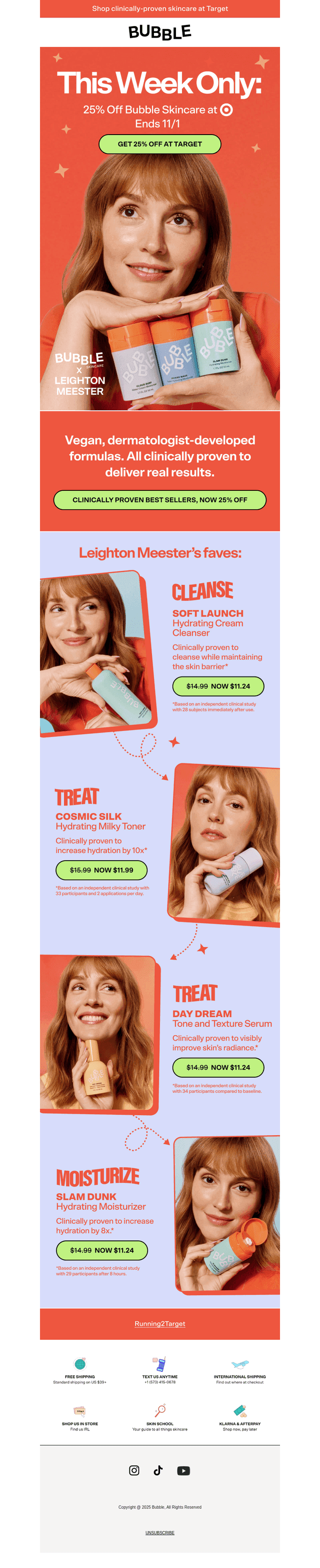 25% Off Bubble Skincare at Target: This Week Only