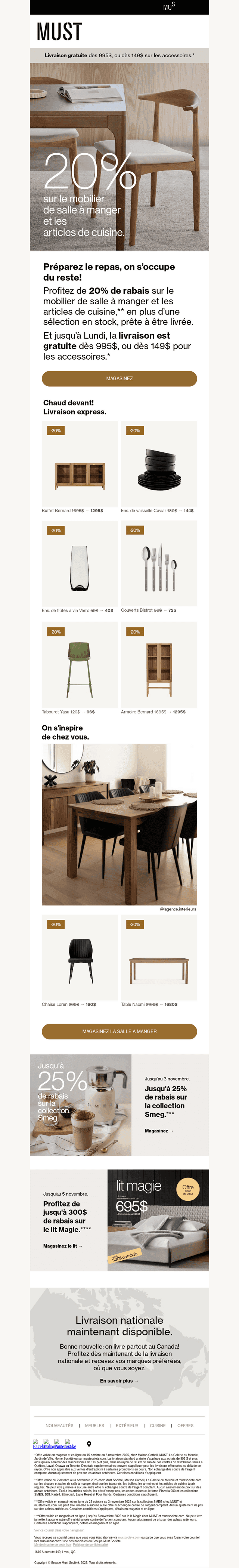 Les bons plans sont servis