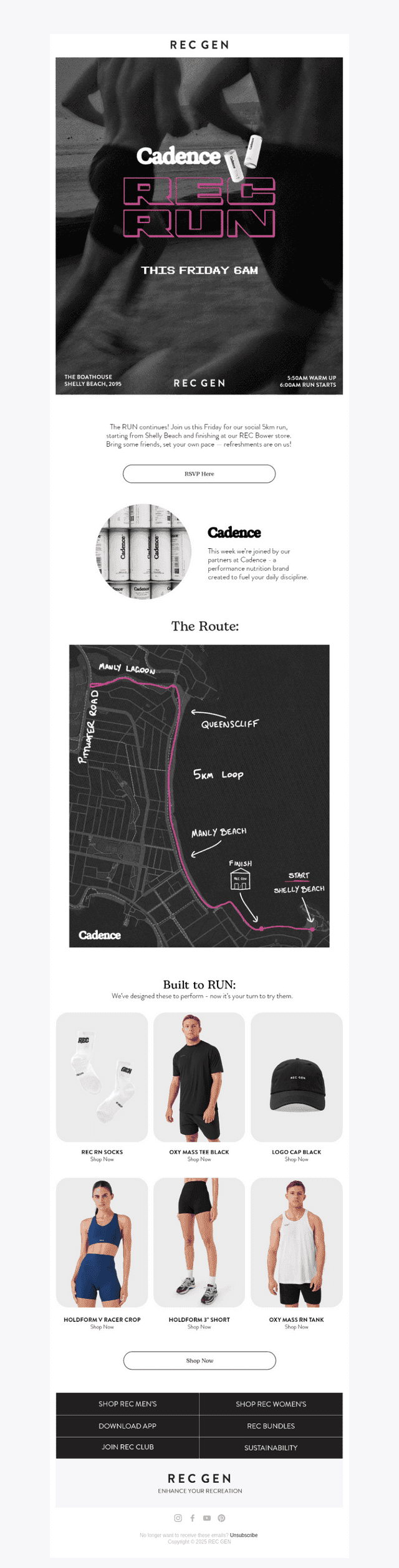 This Friday: REC RUN x Cadence