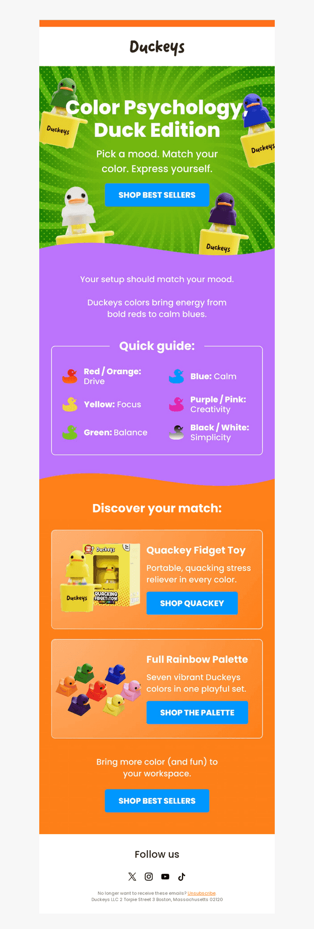 Color Psychology, Duck Edition