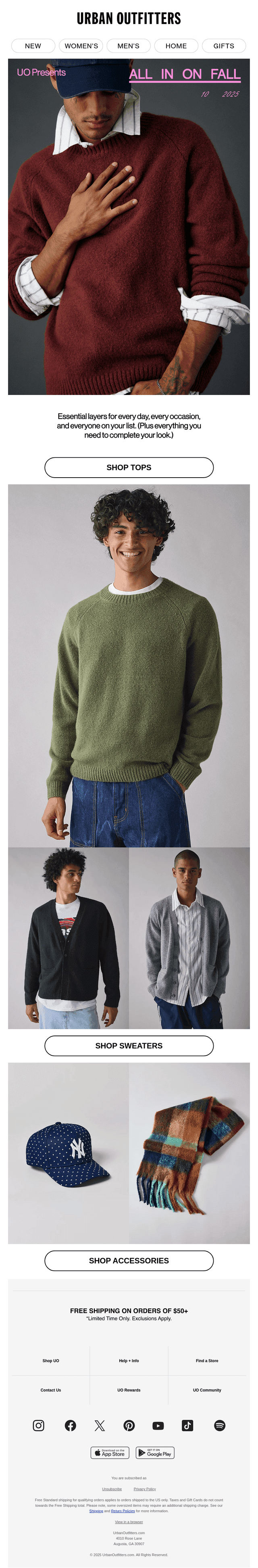 going all in on fall layering