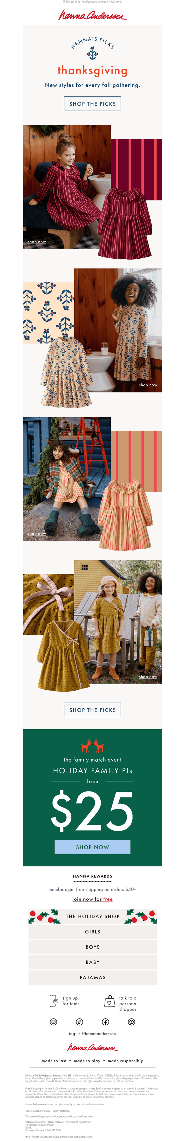 Hanna’s Picks: Thanksgiving Edit 🍁