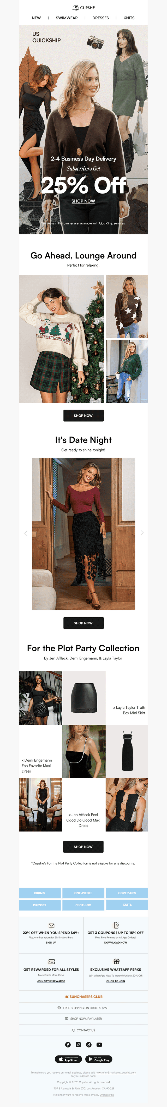 Delivery in Less than 5 Days, Plus 25% Off!
