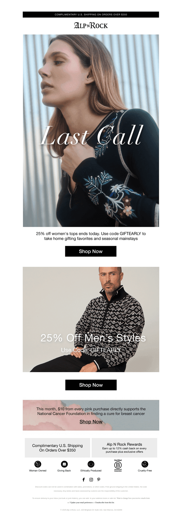 Last Day, 25% Off Tops