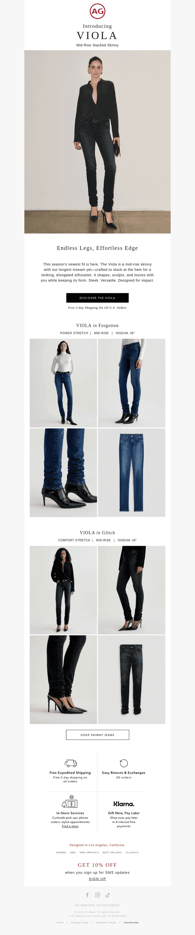 Finally—jeans that stack perfectly!
