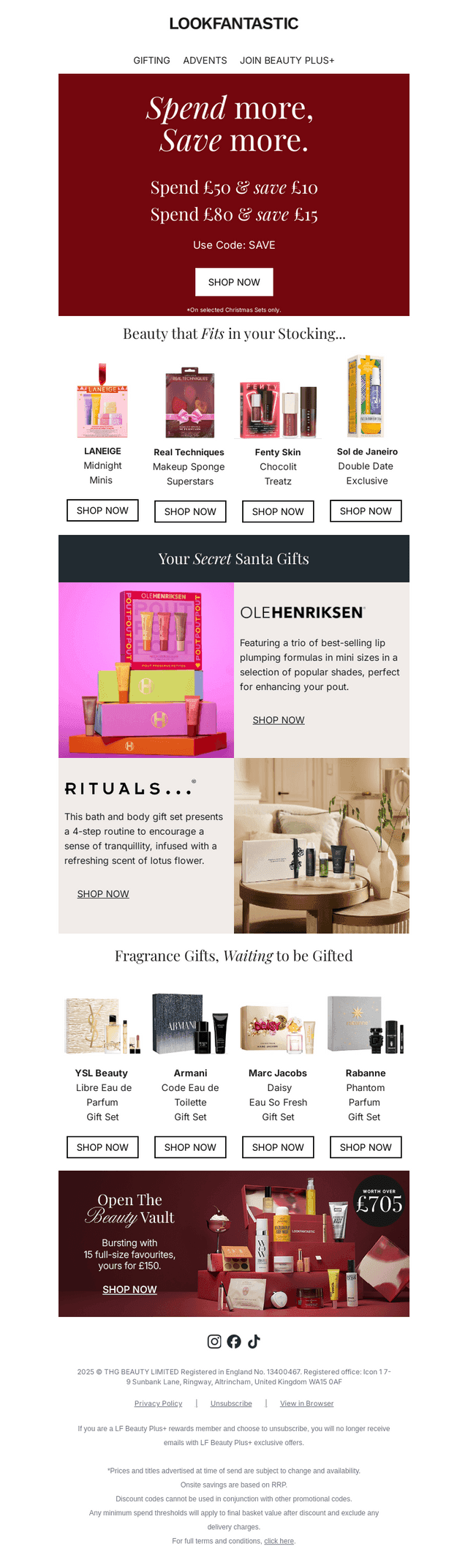 Spend & Save on Christmas Gifting
